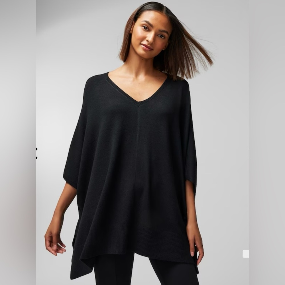 Soma Luxe soft V-neck poncho